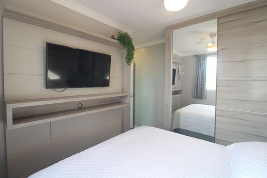 Suíte de apartamento à venda com 2 quartos, 64m² em Vila Sao Paulo, São Paulo