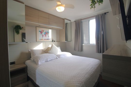 Suíte de apartamento à venda com 2 quartos, 64m² em Vila Sao Paulo, São Paulo