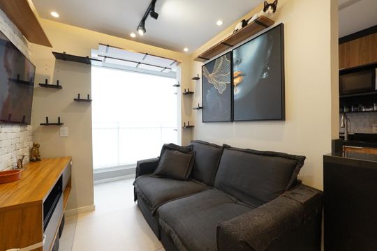 Sala de apartamento à venda com 2 quartos, 40m² em Vila Independencia, São Paulo