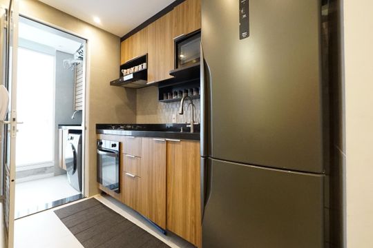 Cozinha de apartamento à venda com 2 quartos, 40m² em Vila Independencia, São Paulo