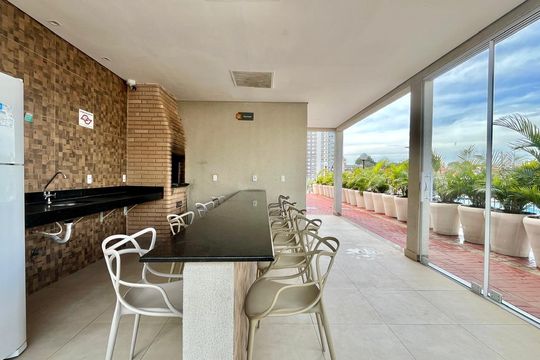 Área comum - Churrasqueira de apartamento para alugar com 2 quartos, 44m² em Parque Industrial, Campinas