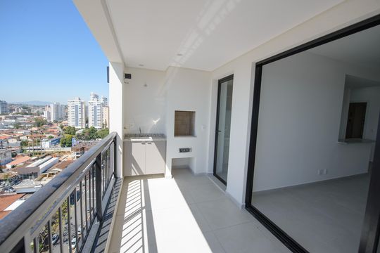 Varanda da Sala de apartamento para alugar com 3 quartos, 102m² em Jardim das Nações, Taubaté