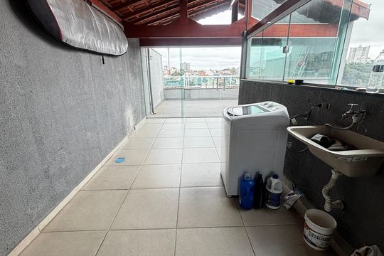 Cobertura - Area de Serviço de apartamento à venda com 2 quartos, 120m² em Parque João Ramalho, Santo André