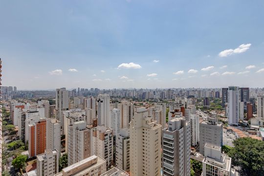 Vista da Cobertura de kitnet/studio para alugar com 1 quarto, 27m² em Brooklin, São Paulo