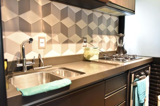Cozinha de apartamento para alugar com 1 quarto, 42m² em Vila da Saúde, São Paulo