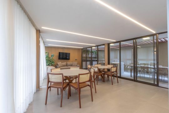Área externa de apartamento à venda com 1 quarto, 43m² em Anchieta, Belo Horizonte