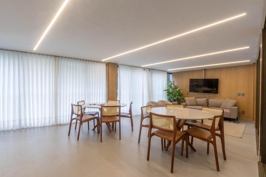 Área externa de apartamento à venda com 1 quarto, 43m² em Anchieta, Belo Horizonte