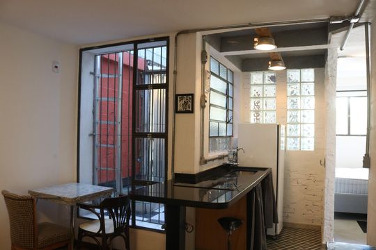Cozinha de casa para alugar com 1 quarto, 52m² em Perdizes, São Paulo