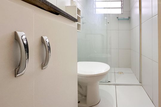 Banheiro Social de apartamento para alugar com 2 quartos, 45m² em Taboão, São Bernardo do Campo