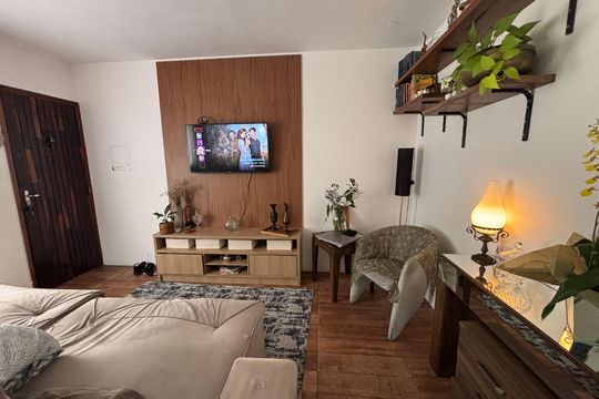 Sala de apartamento para alugar com 2 quartos, 60m² em Jardim Rio das Pedras, Cotia