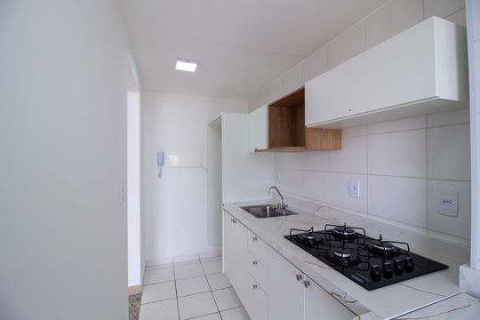 Cozinha de apartamento para alugar com 2 quartos, 50m² em Jardim Abatia, Sorocaba