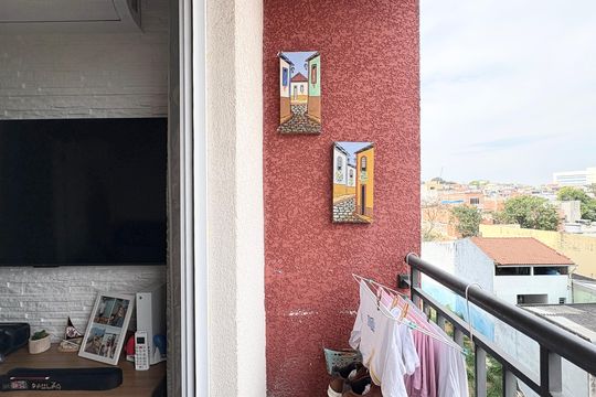 Varanda da Sala de apartamento para alugar com 2 quartos, 39m² em Vila Morro Grande, São Paulo