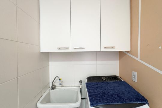 Área de Serviço de apartamento para alugar com 2 quartos, 39m² em Vila Morro Grande, São Paulo