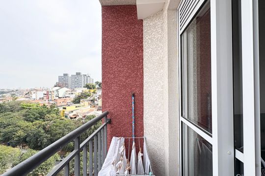 Varanda da Sala de apartamento para alugar com 2 quartos, 39m² em Vila Morro Grande, São Paulo