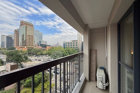 Sacada  de kitnet/studio para alugar com 1 quarto, 24m² em Vila Cordeiro, São Paulo