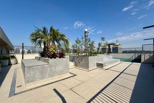 Área comum de kitnet/studio para alugar com 1 quarto, 24m² em Vila Cordeiro, São Paulo