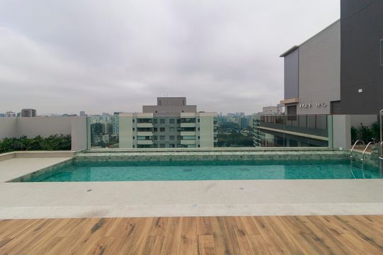 Rooftop - Piscina de apartamento à venda com 2 quartos, 42m² em Brooklin, São Paulo