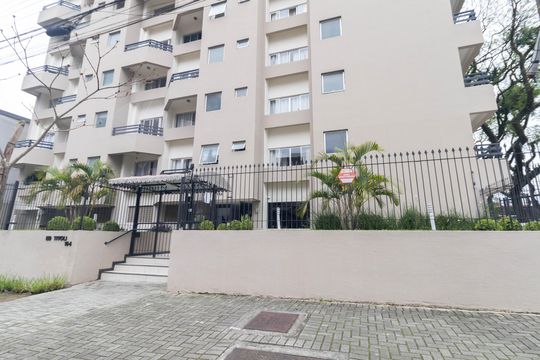 Fachada do Condominio de apartamento à venda com 1 quarto, 53m² em Portão, Curitiba