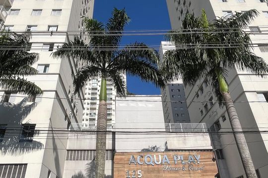 Fachada de apartamento para alugar com 3 quartos, 88m² em Marapé, Santos