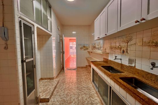 Cozinha de apartamento para alugar com 3 quartos, 146m² em Copacabana, Rio de Janeiro