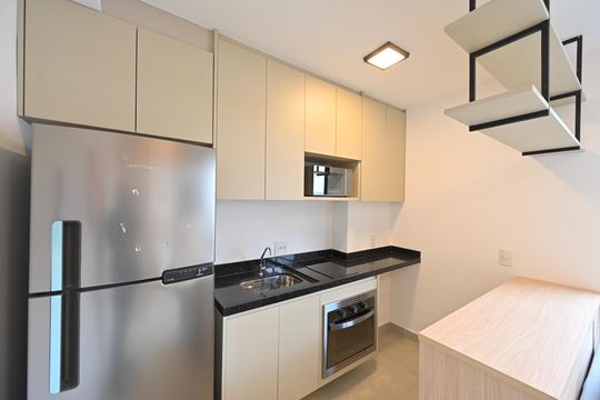 Cozinha de apartamento para alugar com 1 quarto, 25m² em Vila da Saúde, São Paulo