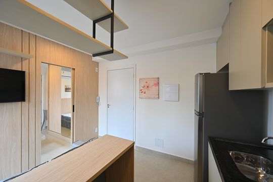 Cozinha de apartamento para alugar com 1 quarto, 25m² em Vila da Saúde, São Paulo