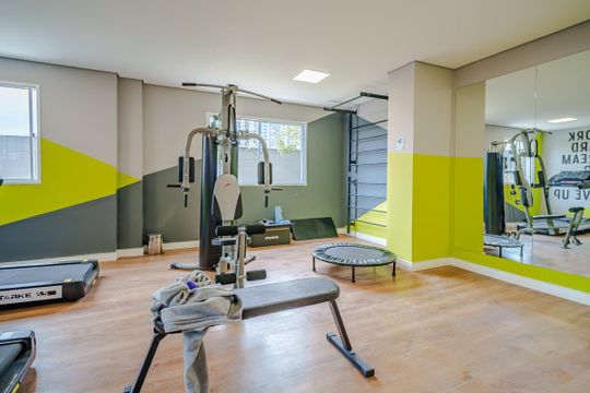 Área comum - Academia de apartamento para alugar com 2 quartos, 35m² em Ferreira, São Paulo