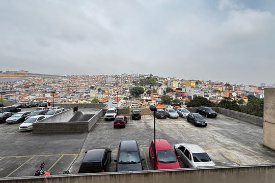 Sala - Sala de Jantar Vista de apartamento à venda com 2 quartos, 45m² em Parque Sao Vicente, Santo André