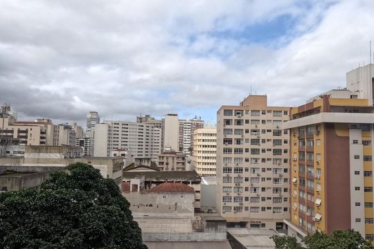 Vista do Quarto 1 de apartamento para alugar com 2 quartos, 60m² em José Menino, Santos