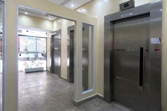 Área Comum - Hall de entrada  de apartamento para alugar com 2 quartos, 60m² em José Menino, Santos