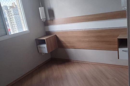 Quarto 2 de apartamento à venda com 2 quartos, 52m² em Vila Sacadura Cabral, Santo André