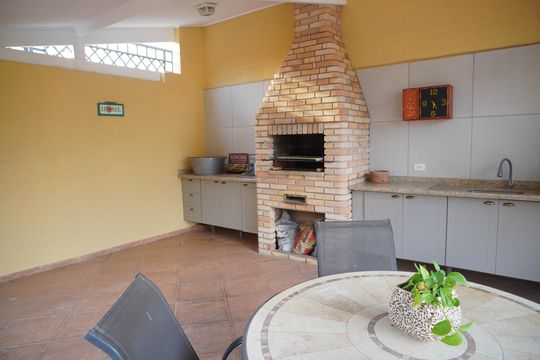 Área gourmet de casa de condomínio para alugar com 4 quartos, 540m² em Alphaville, Santana de Parnaíba