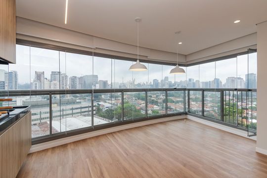 Varanda de apartamento para alugar com 2 quartos, 107m² em Jardim das Acacias, São Paulo