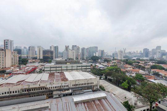 Vista Varanda Suíte de apartamento para alugar com 2 quartos, 107m² em Jardim das Acacias, São Paulo