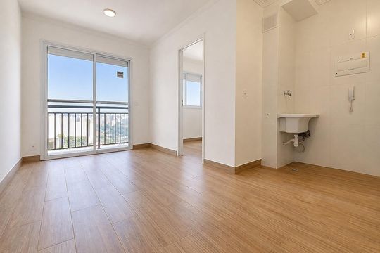 Área de serviço de apartamento à venda com 1 quarto, 31m² em Vila Sonia, São Paulo
