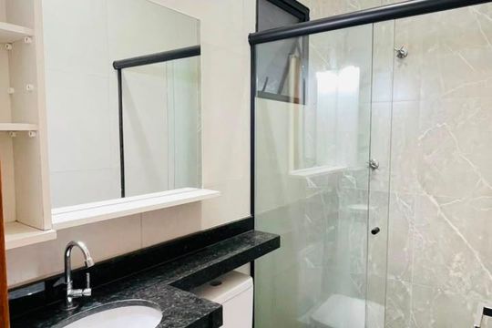 Banheiro de casa para alugar com 2 quartos, 60m² em Pununduva, Cotia