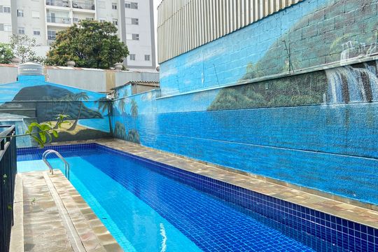 Área comum - Piscina de apartamento para alugar com 2 quartos, 49m² em Presidente Altino, Osasco