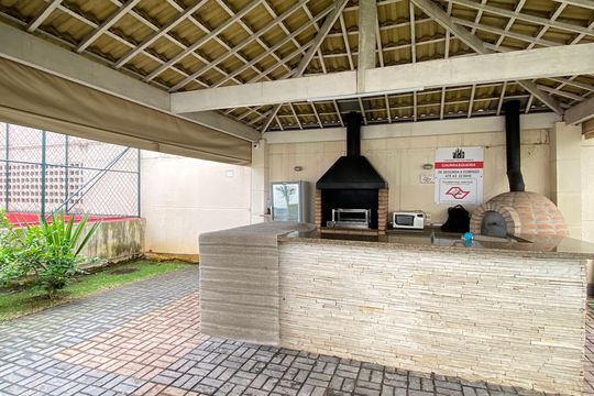 Área comum - Churrasqueira de apartamento para alugar com 2 quartos, 49m² em Presidente Altino, Osasco