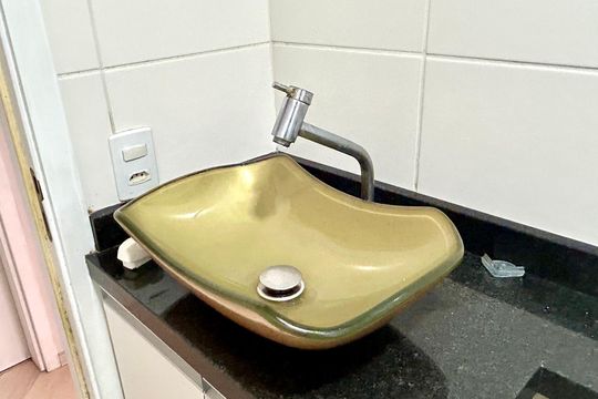 Banheiro de apartamento para alugar com 2 quartos, 38m² em Jardim Albertina, Guarulhos