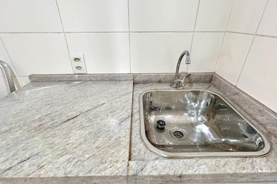 Cozinha e Área de Serviço de apartamento para alugar com 2 quartos, 38m² em Jardim Albertina, Guarulhos