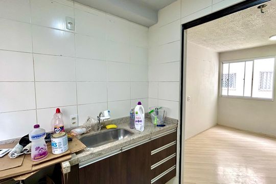 Cozinha e Área de Serviço de apartamento para alugar com 2 quartos, 38m² em Jardim Albertina, Guarulhos