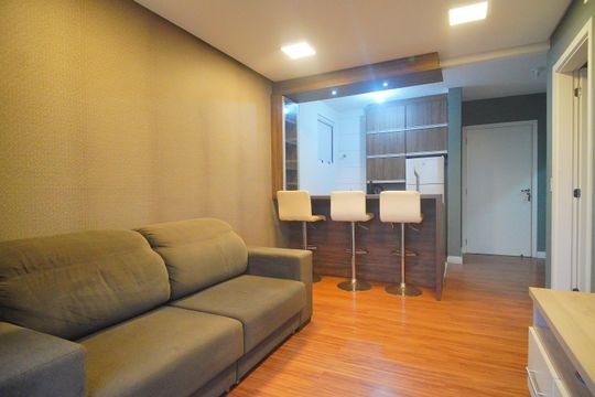 Sala de apartamento para alugar com 1 quarto, 50m² em Scharlau, São Leopoldo