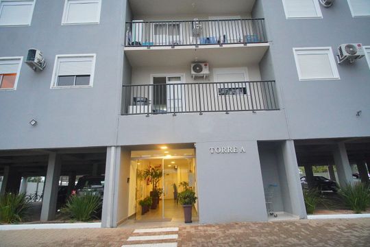Fachada do bloco de apartamento para alugar com 1 quarto, 50m² em Scharlau, São Leopoldo
