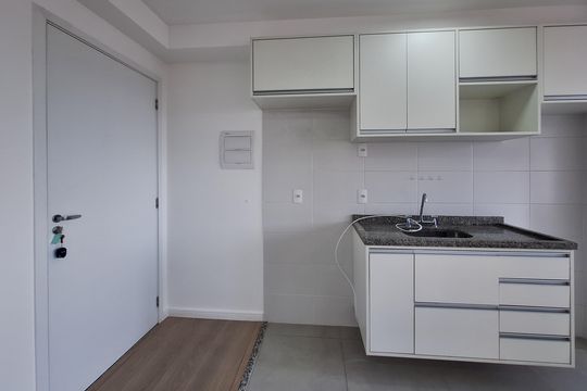 Cozinha de apartamento para alugar com 2 quartos, 47m² em Centro, Santo André