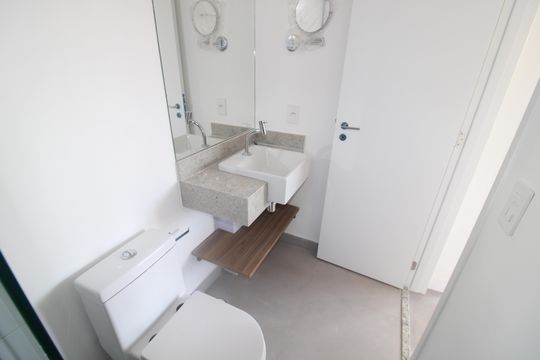 Banheiro de apartamento para alugar com 1 quarto, 34m² em Santana, São Paulo