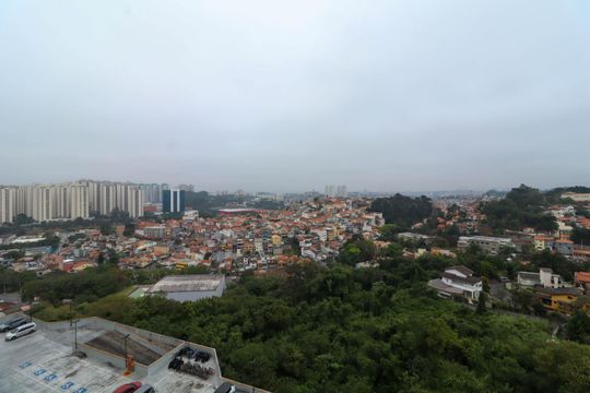 Vista do Quarto de apartamento para alugar com 2 quartos, 43m² em Jardim Monte Alegre, Taboão da Serra