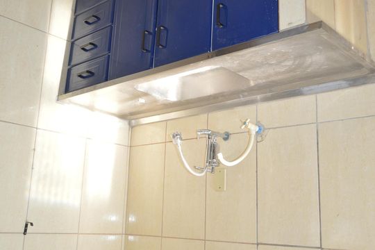 Cozinha de casa para alugar com 1 quarto, 45m² em Campos Elísios, Ribeirão Preto