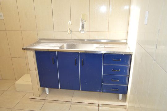 Cozinha de casa para alugar com 1 quarto, 45m² em Campos Elísios, Ribeirão Preto
