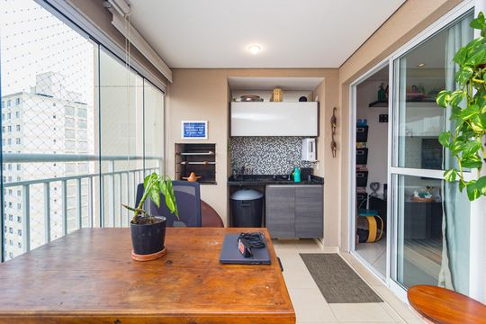 Varanda de apartamento à venda com 2 quartos, 80m² em Alto da Mooca, São Paulo