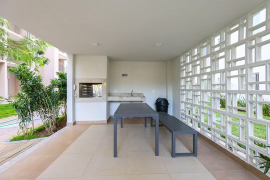 Área comum - Churrasqueira de apartamento para alugar com 2 quartos, 44m² em Vila Andrade, São Paulo